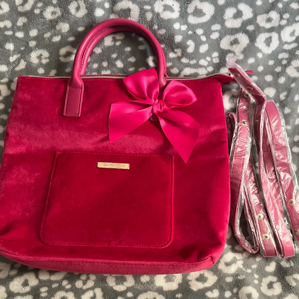 Juicy Couture Pink Backpack with Bow